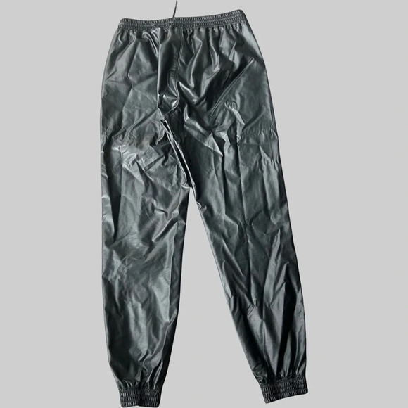Zara  Faux Leather Relaxed Fit Jogger Pants - Picture 10 of 13